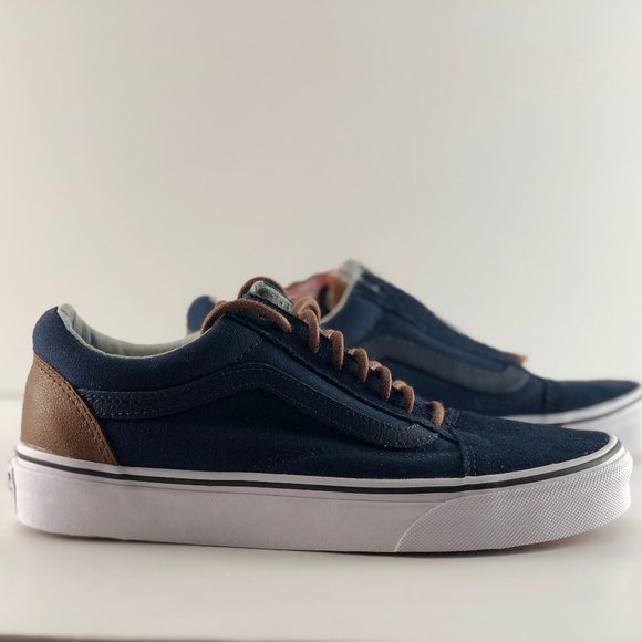Vans OLD SKOOL C&L Dress Blues/Acid Denim Shoes - Picture 8 of 8